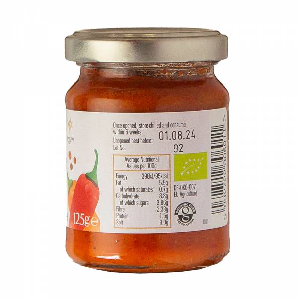 Biona Organic Harissa Chilli Relish 125g