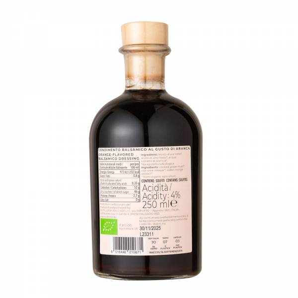 Walcher Orange BIO Organic Balsamic Condiment, 250 ml