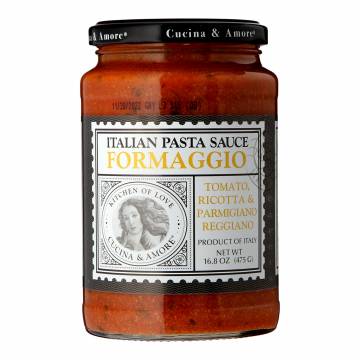 Cucina & Amore Kitchen & Love Formaggio Pasta Sauce (Chesse), 475g