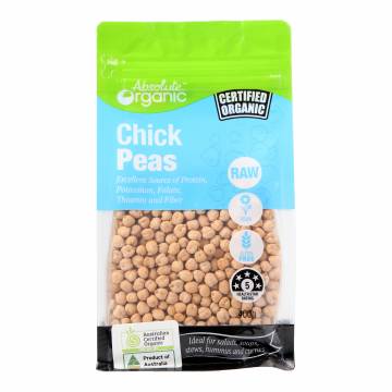 Absolute Organic Whole Chickpeas, 400g