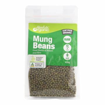 Absolute Organic Whole Mungbeans, 400g
