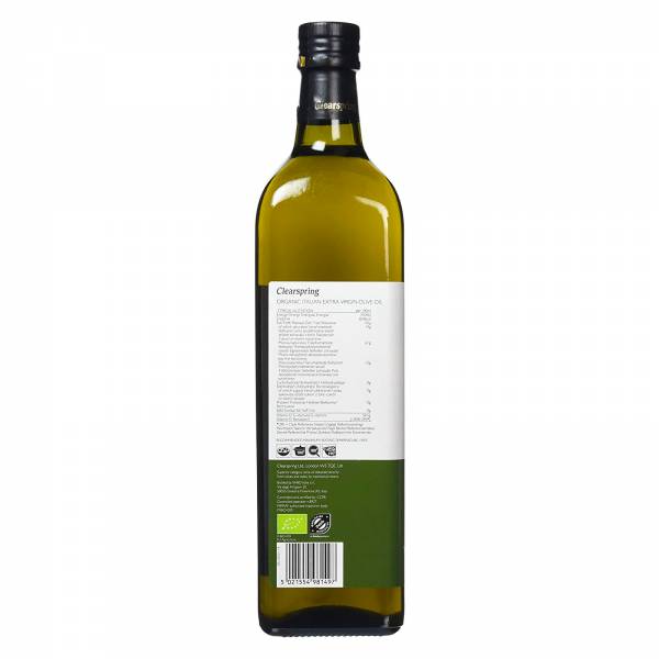 Clearspring Organic Italian Extra Virgin Olive Oil, 1L