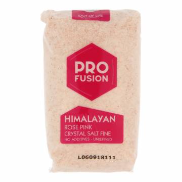 Profusion Organic Himalayan Rose Pink Salt Fine, 500g