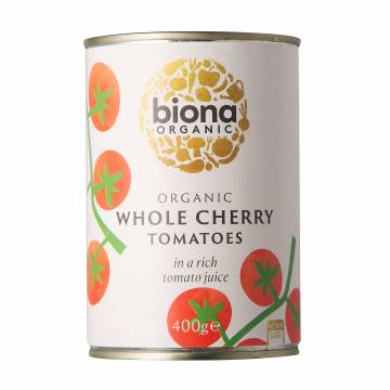 Biona Organic Whole Cherry Tomatoes 400g
