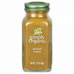 Simply Organic Cumin Seed Ground, 65g