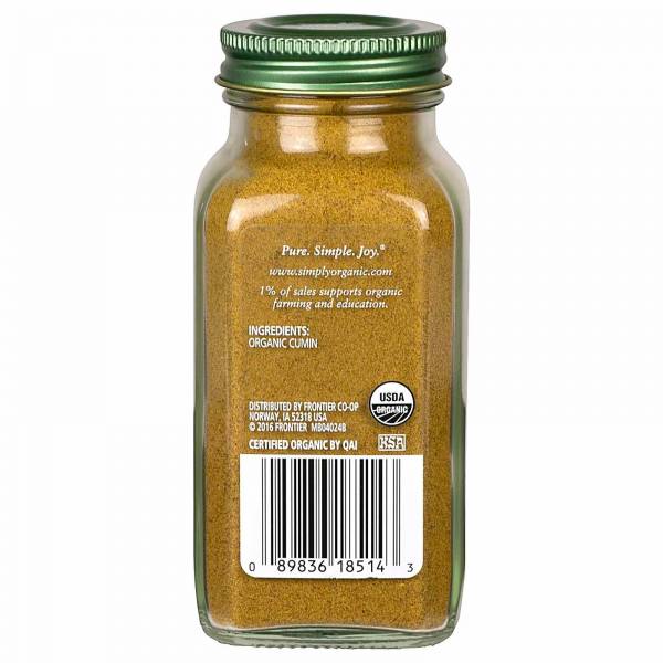 Simply Organic Cumin Seed Ground, 65g