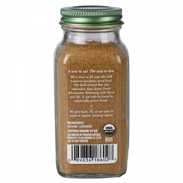 Simply Organic Coriander Seed Ground, 65g