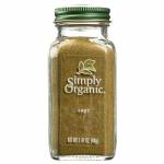Simply Organic Sage Leaf Ground, 51g