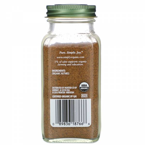 Simply Organic Nutmeg Ground, 65g