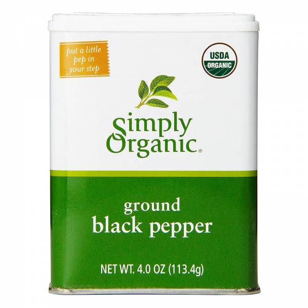 Simply Organic Black Pepper, 113.4g
