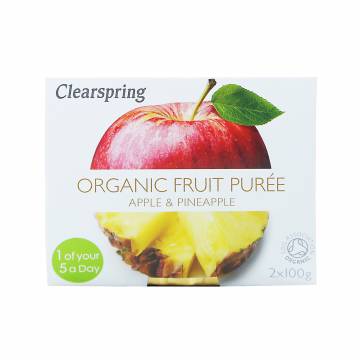 Clearspring Organic Fruit Puree - Apple Pineapple, 200g