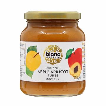 Biona Organic Apple & Apricot Puree 360g