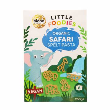 Biona Organic Little Foodies - Spelt Safari Animals, 250g
