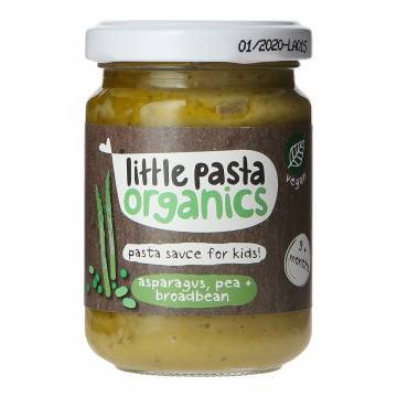 Little Pasta Organics Asparagus, Pea & Broad Bean Pasta Sauce, 130g