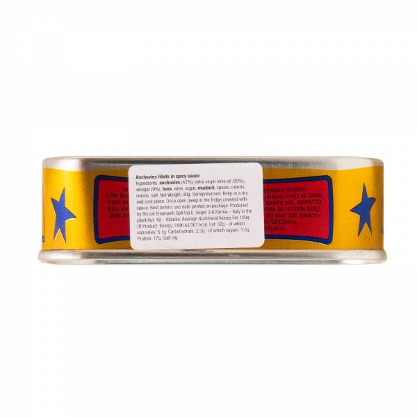 Rizzoli Anchovy Fillets in Spiced Sauce 90g