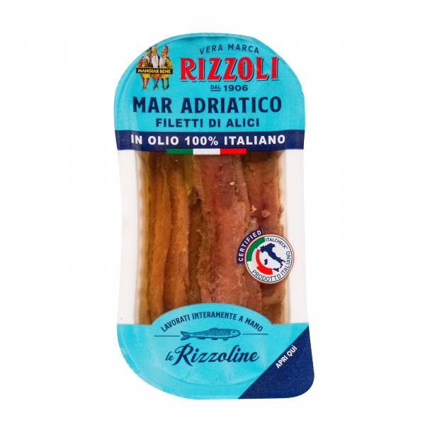 Rizzoli Anchovy Fillets From the Adriatic Sea in Oil, 40g