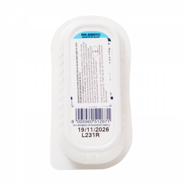 Rizzoli Anchovy Fillets From the Adriatic Sea in Oil, 40g