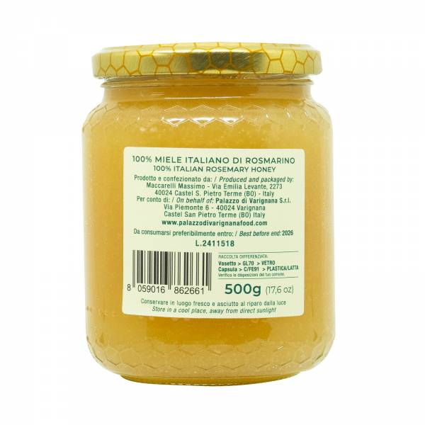 Palazzo di Varignana Italian Artisan Rosemary Honey, 500g
