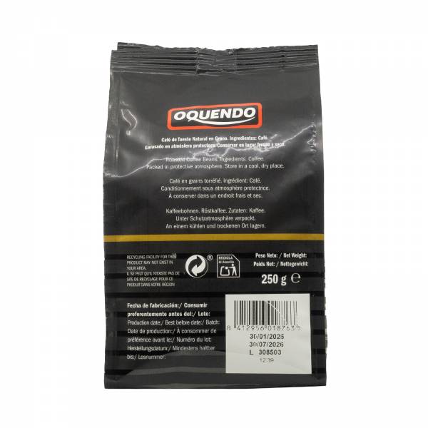 Oquendo Whole Coffee Beans - Colombia Huila, 250g