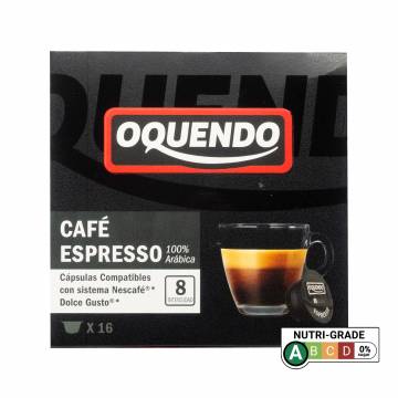 Oquendo Expresso Nescafe Dolce Gusto Compatible Coffee Pods - 16 Capsules