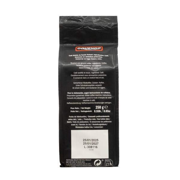 Oquendo Ground Coffee - Natural, 200g