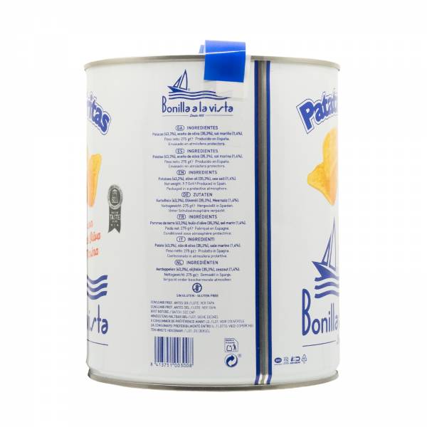 Bonilla a la Vista Potato Chip - Tins, 275g