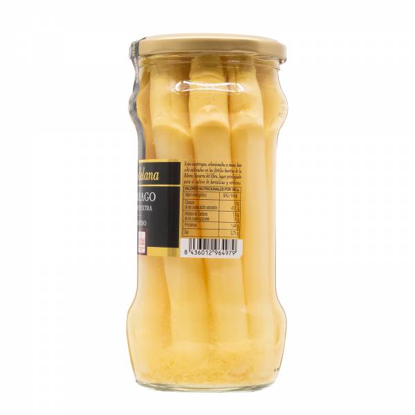 La Tudelana Navarra White Asparagus Extra - 9/12, 530g
