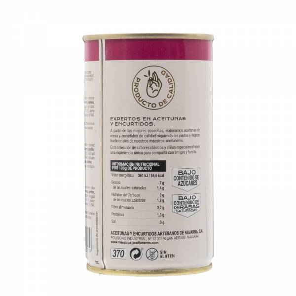 Maestros Aceituneros Cocktail of Olives & Pickles in EVOO, 370g