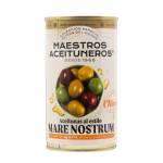 Maestros Aceituneros Tri-colour Olives in Mediterranean Sauce, 370g