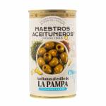 Maestros Aceituneros Pitted Green Olives in Chimichurri, 370g