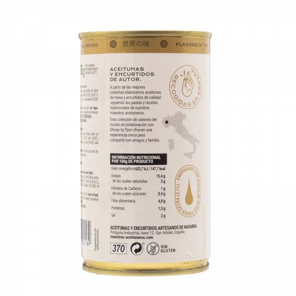 Maestros Aceituneros Manzanilla Olives with Truffle Sauce, 370g