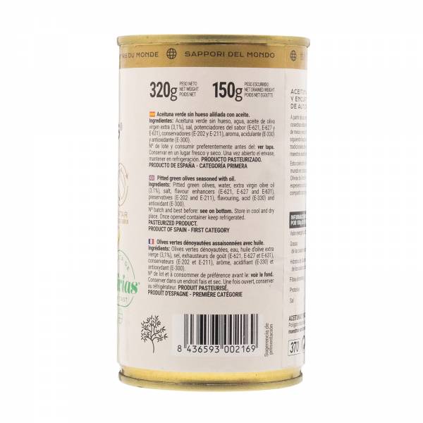 Maestros Aceituneros Manzanilla Olives with Truffle Sauce, 370g