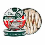 La Curiosa Spicy Small Sardines In Olive Oil (14-16 Pieces), 110g