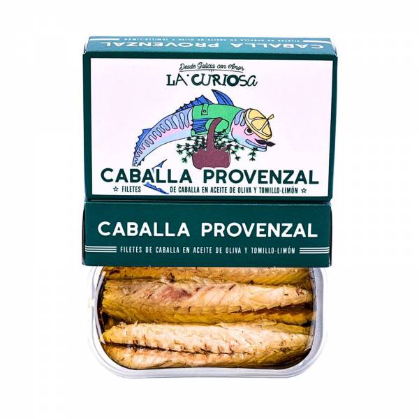 La Curiosa Mackerel Fillets In Olive Oil With Lemon Thyme, 120g