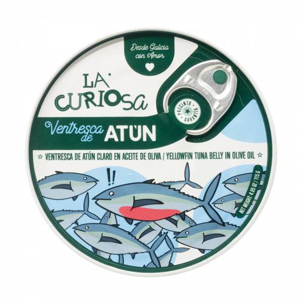 La Curiosa Yellowfin Tuna Belly In Olive Oil, 115g