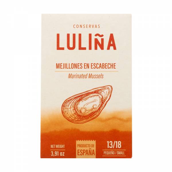 Lulina Mussels In Escabeche (Small) - 8/12 Pieces, 111g