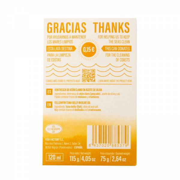 Lulina Yellowfin Tuna Belly In Olive Oil, 115g