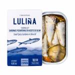 Lulina Small Spicy Sardines In Olive Oil - 10/14 Pieces, 115g