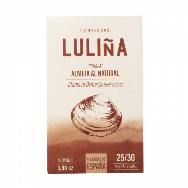 Lulina Clams In Brine - 25/35 Pieces, 110g