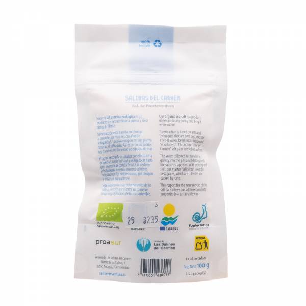 Salinas Del Carmen Organic Sea Salt, 100g