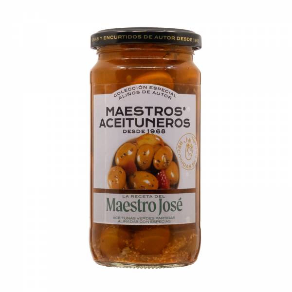Maestros Aceituneros Olives in The Recipe of Maestro Jose Olives, 345g