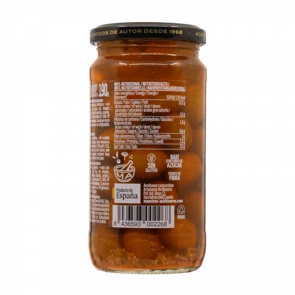 Maestros Aceituneros Olives in The Recipe of Maestro Jose Olives, 345g