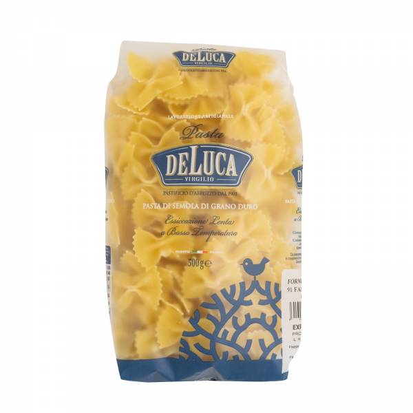 Deluca Italian Farfalle Pasta, 500g