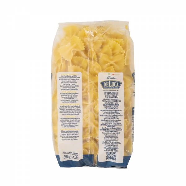 Deluca Italian Farfalle Pasta, 500g