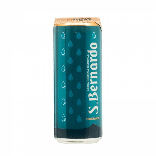 S.Bernardo Can Sparkling Water, 24 x 330 ml