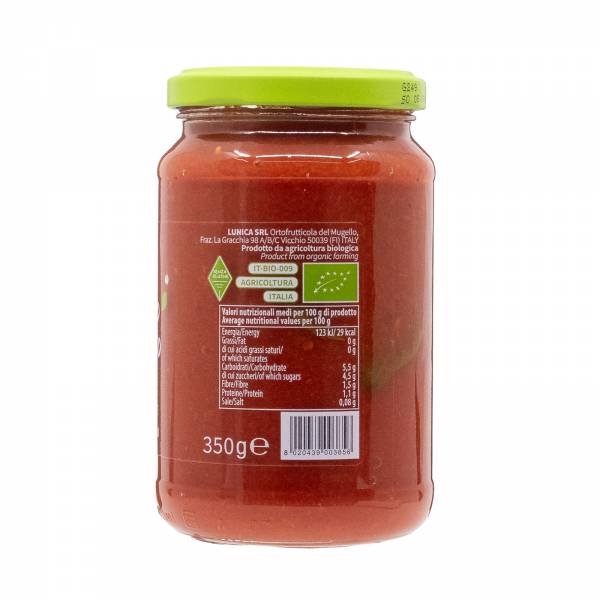 Lunica Organic Tuscan Tomato & Basil, 350g