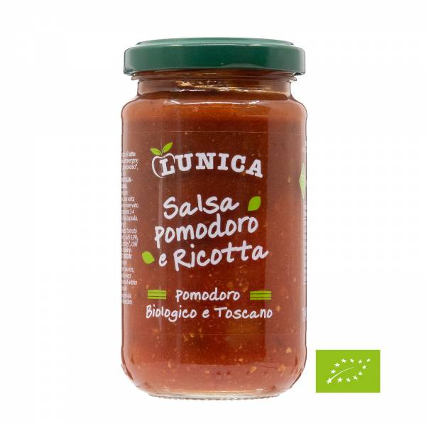 Lunica Organic Tomato & Ricotta Cheese, 190g