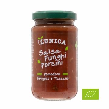 Lunica Organic Tomato Sauce With Porcini Mushrooms, 190g