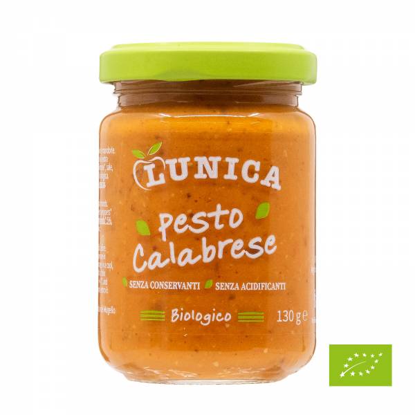 Lunica Organic Calabrese Pesto, 130g