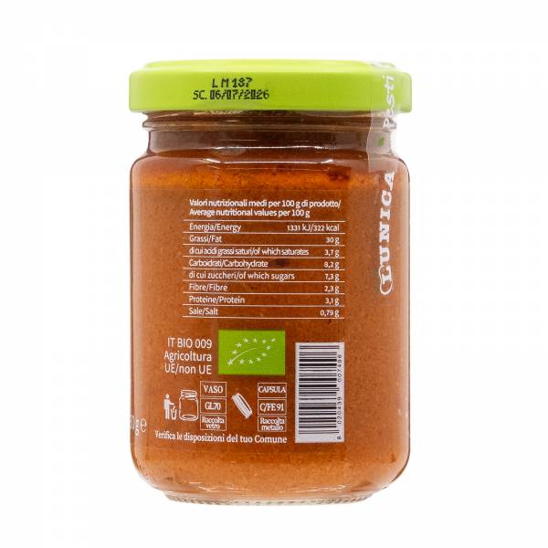 Lunica Organic Red Pesto, 130g